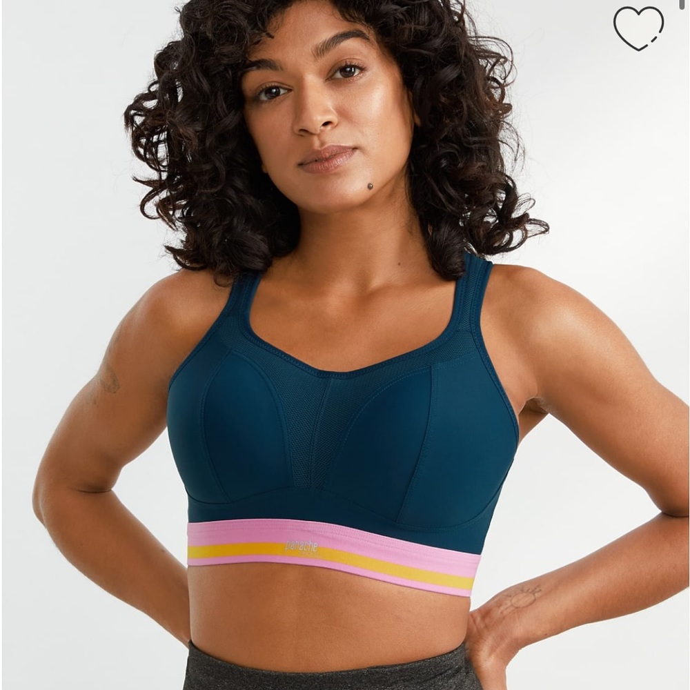 Panache Sport Bra 36 GG in Retro Navy